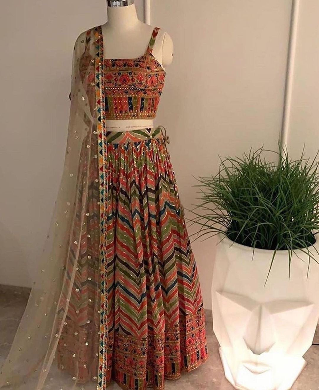 New 2024 party lehenga