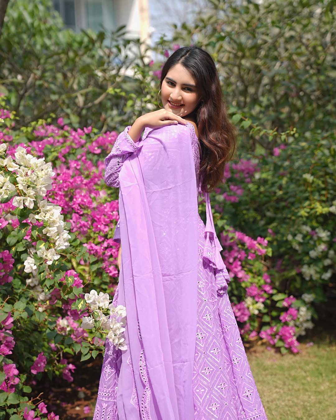 LAVENDER COLOR ANARKALI