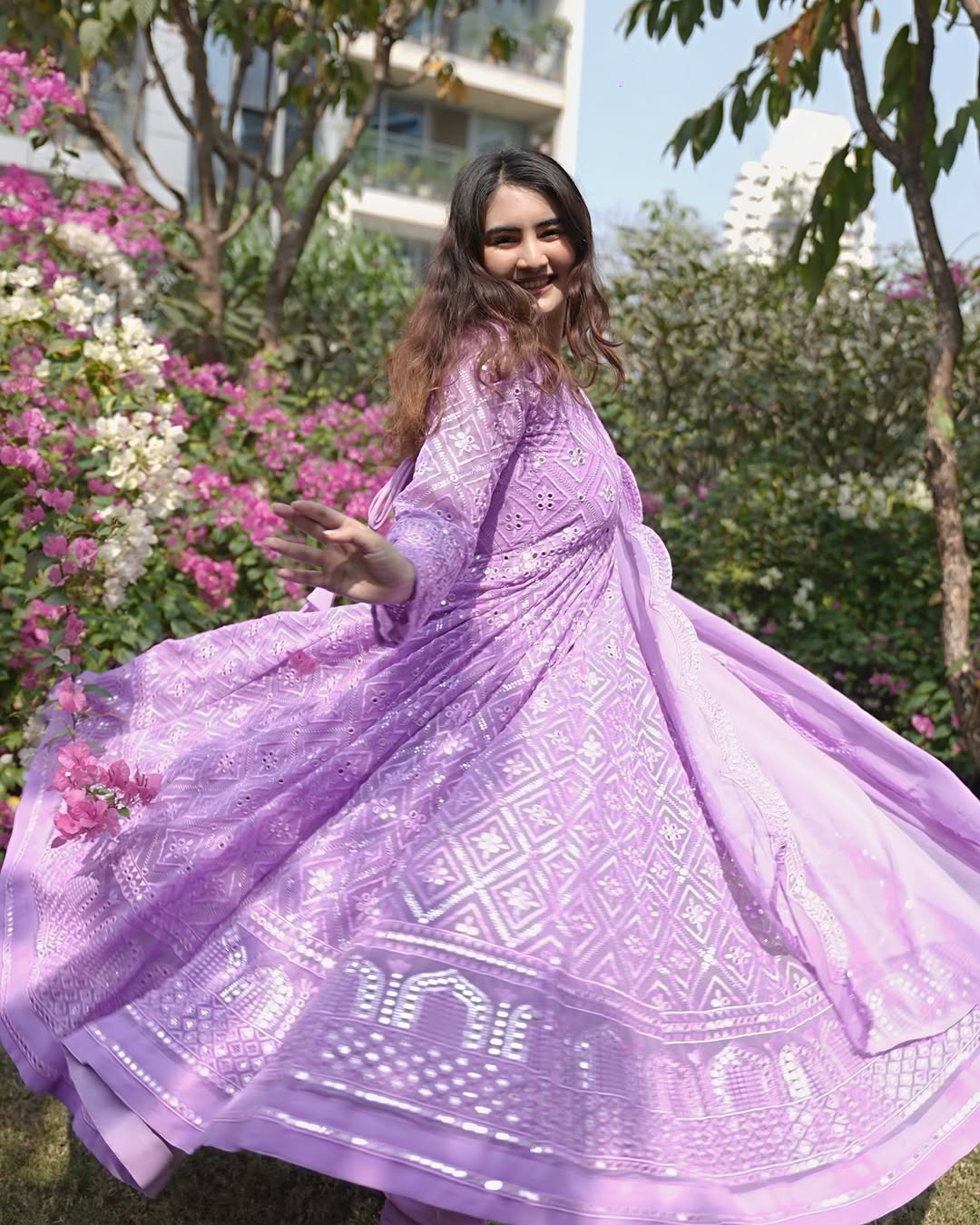 FABVILLA LAVENDER SUIT