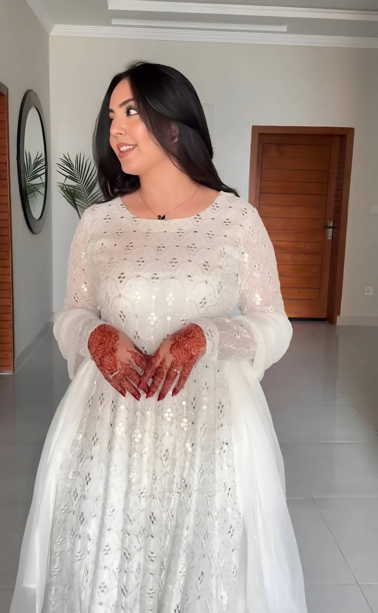 TRENDY READYMADE ANARKALI PLAZO SUIT SET
