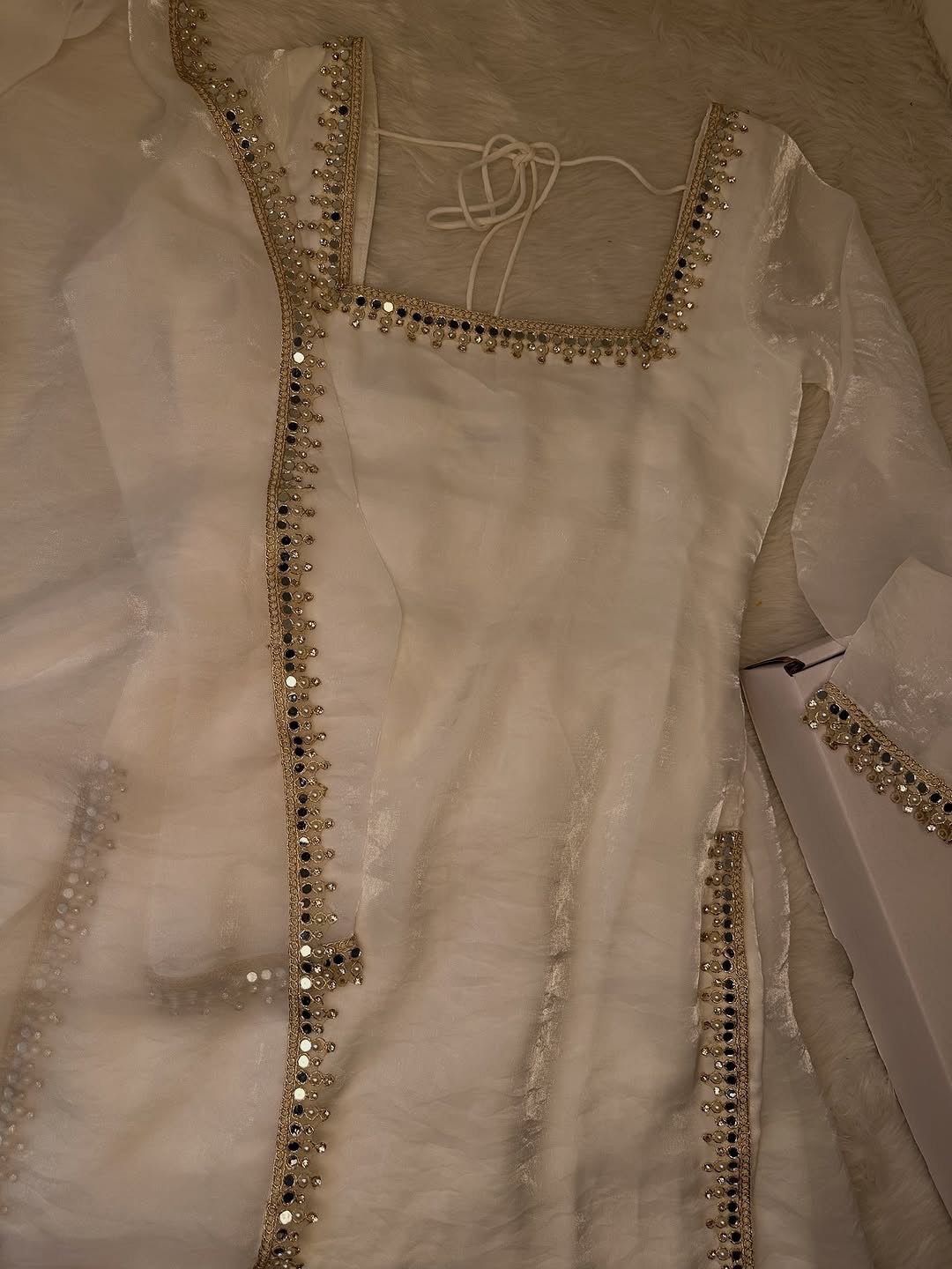 PREMIUM WHITE SHARARA SET FOR FESTIVE & PARTY WEAR