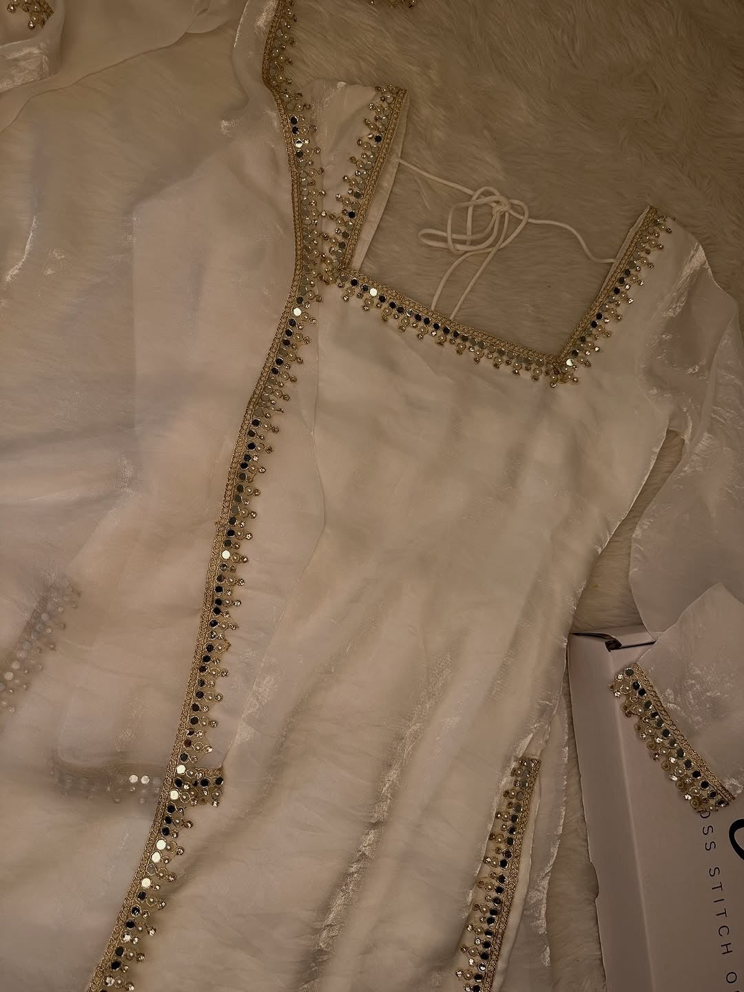 PREMIUM WHITE SHARARA SET FOR FESTIVE & PARTY WEAR