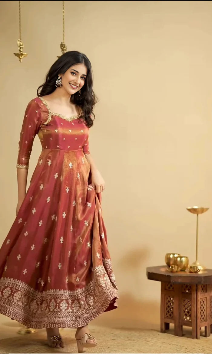 ELEGANT COSMO SLIT ANARKALI PREMIUM SUIT SET