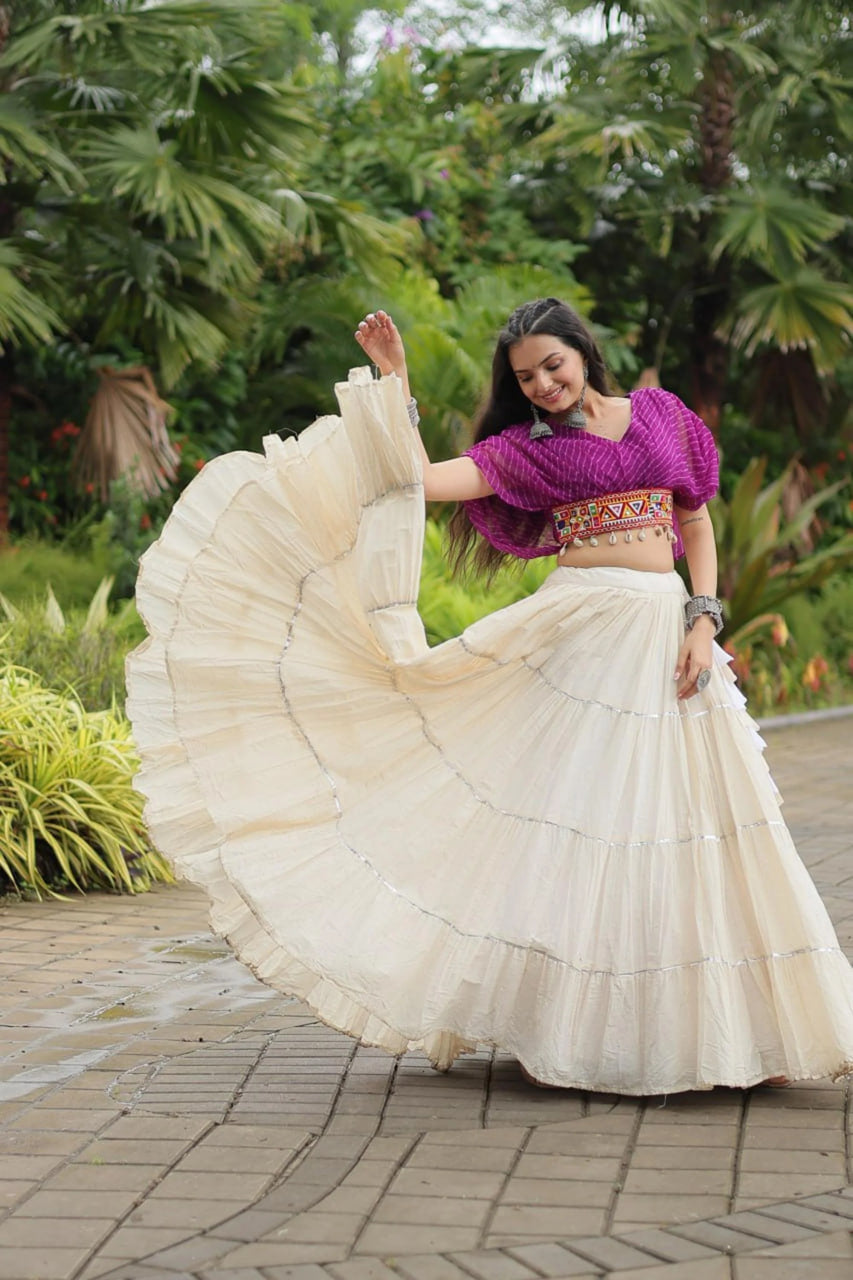 12-METER HUGE FLARED LEHENGA WITH WINE DESIGNER BLOUSE