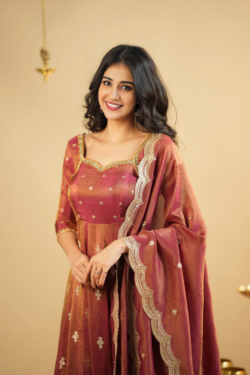 ELEGANT COSMO SLIT ANARKALI PREMIUM SUIT SET