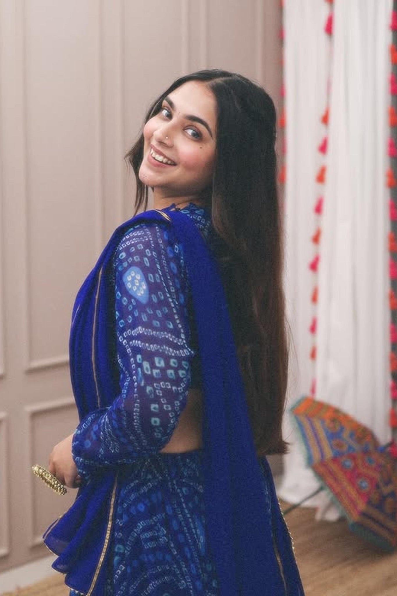 BANDHEJ PRINT SHARMIN PANJWANI INSPIRED LEHENGA CHOLI